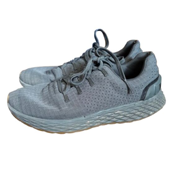 NOBULL Allday Ripstop Runner Gray Athletic Sneakers Gum Sole Women’s Size 7.5 - Picture 4 of 8